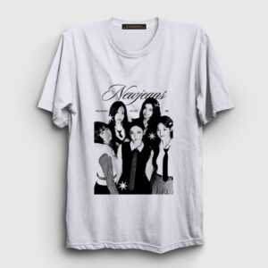 Never Die K-Pop NewJeans Tişört Beyaz