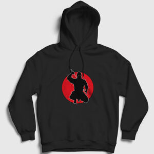 Ninja Kapşonlu Sweatshirt siyah