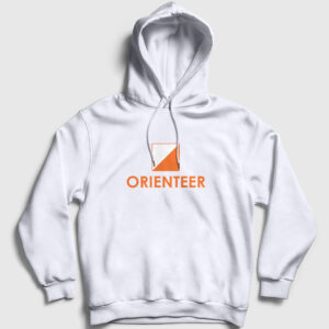 Oryantiring Kapşonlu Sweatshirt beyaz