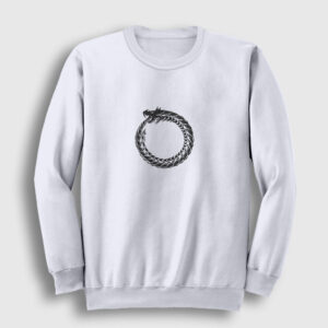 Ouroboros Sweatshirt beyaz