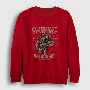 Outerspace Sweatshirt kırmızı