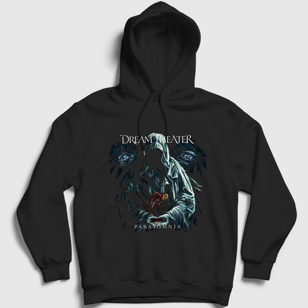 Parasomnia Metal Dream Theater Kapşonlu Sweatshirt Siyah