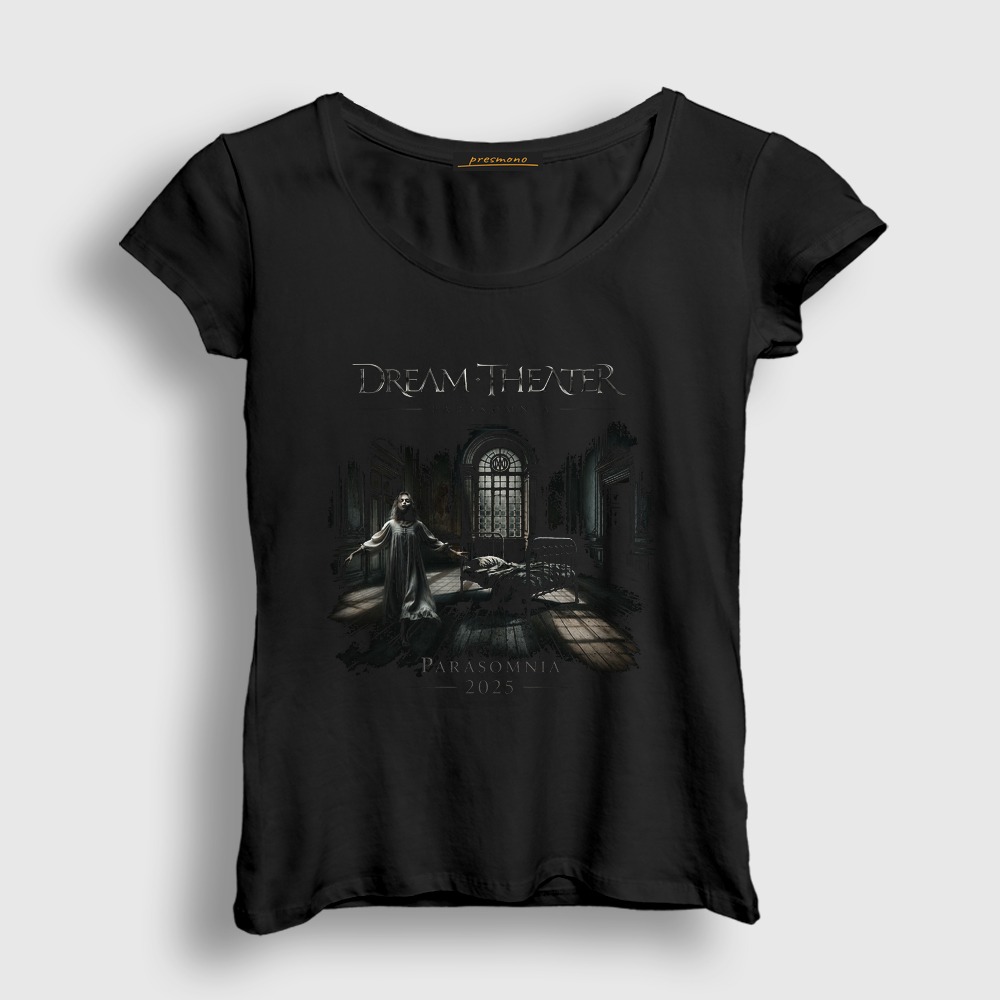 Parasomnia V2 Metal Dream Theater Kadın Tişört Siyah