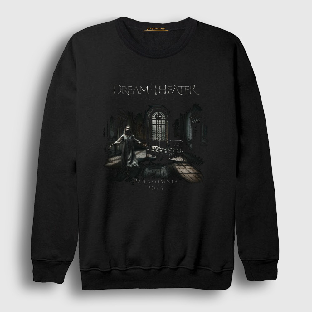 Parasomnia V2 Metal Dream Theater Sweatshirt Siyah