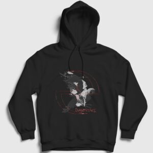 Pigeon Sanctuary Rock Evanescence Kapşonlu Sweatshirt Siyah