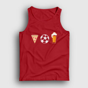Pizza Futbol Bira Atlet kırmızı