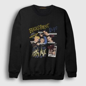 Poster Pop Backstreet Boys Sweatshirt Siyah