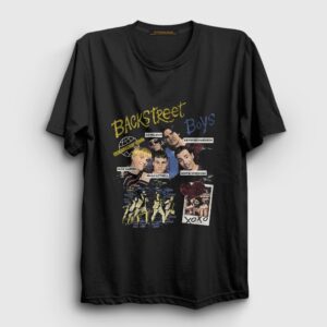 Poster Pop Backstreet Boys Tişört Siyah