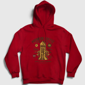 Premium Coffee Kapşonlu Sweatshirt kırmızı