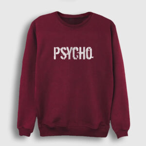 Psycho Sweatshirt bordo