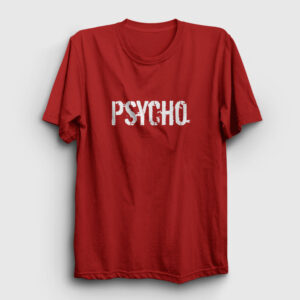 Psycho Tişört kırmızı
