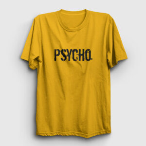 Psycho Tişört sarı
