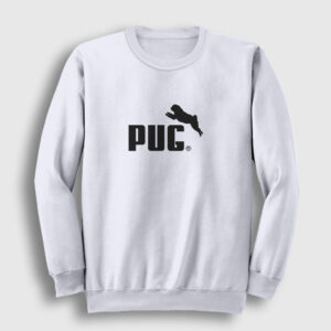 Pug Sweatshirt beyaz