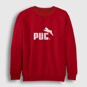 Pug Sweatshirt kırmızı