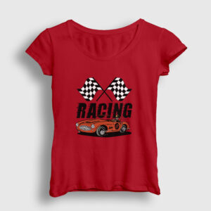 Racing Kadın Tişört kırmızı