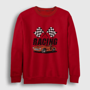 Racing Sweatshirt kırmızı