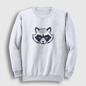 Rakun Sweatshirt beyaz
