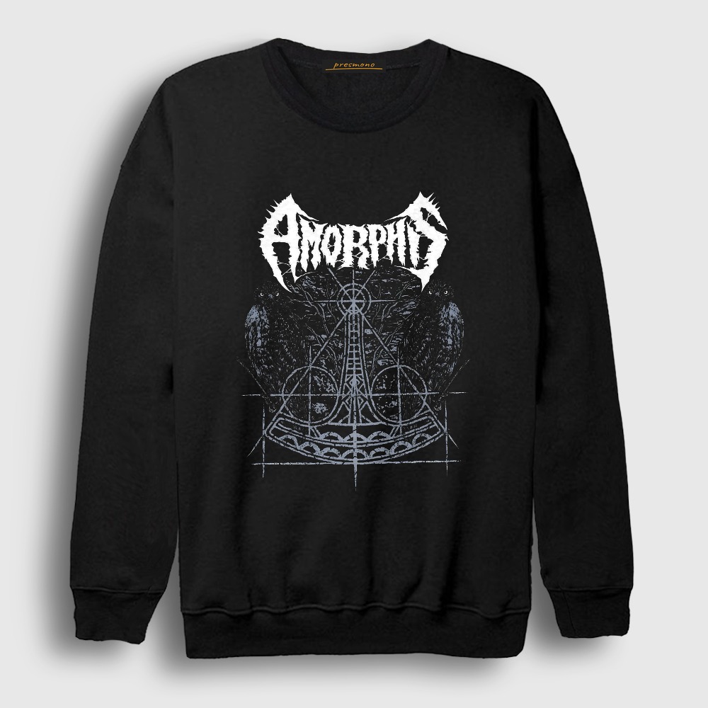 Rarities Metal Amorphis Sweatshirt Siyah
