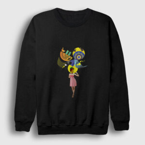 Renkli Düşünceler Sweatshirt siyah
