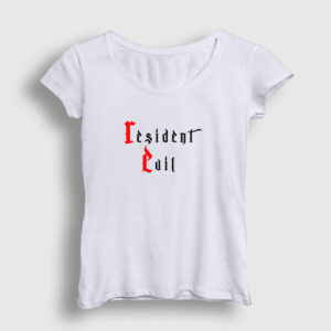 Resident Evil Kadın Tişört beyaz