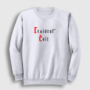 Resident Evil Sweatshirt beyaz