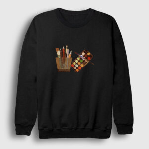 Resim Malzemeleri Sweatshirt siyah