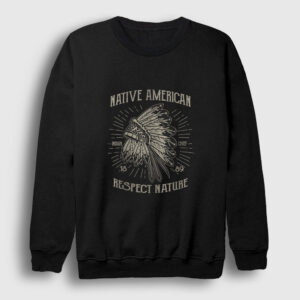 Respect Nature Sweatshirt siyah