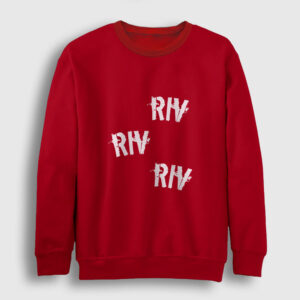 Riv Riv Riv Sweatshirt kırmızı