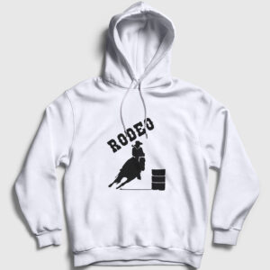Rodeo Kapşonlu Sweatshirt beyaz