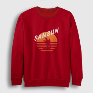 Samsun Sweatshirt kırmızı