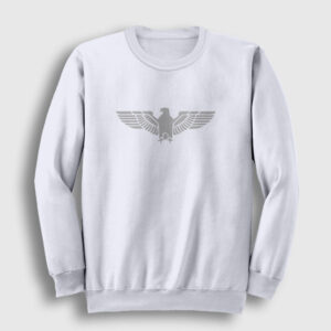 Sembol Şahin Sweatshirt beyaz