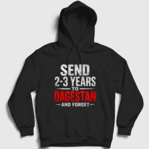 Send To Dagestan UFC MMA Islam Makhachev Kapşonlu Sweatshirt Siyah