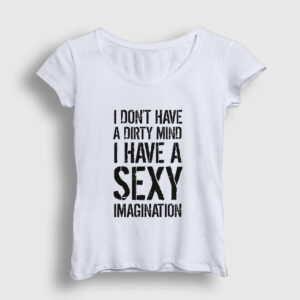 Sexy Imagination Kadın Tişört beyaz