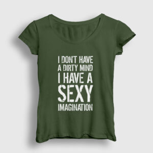 Sexy Imagination Kadın Tişört haki