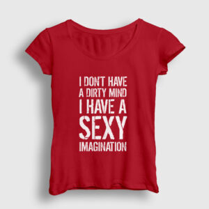 Sexy Imagination Kadın Tişört kırmızı