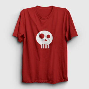 Simple Skull Tişört kırmızı