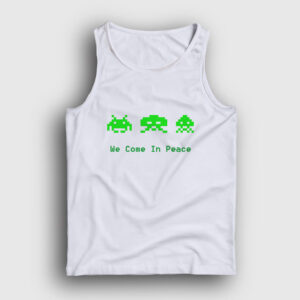 Space Invaders Atlet beyaz