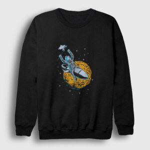 Space Rider Sweatshirt siyah