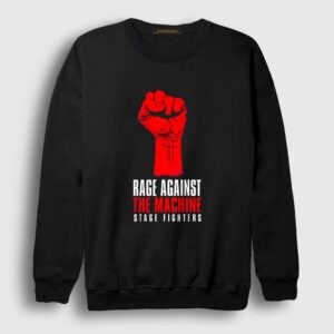 Stage Fighters Rage Against The Machine Sweatshirt Siyah