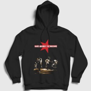 Stage Rock Rage Against The Machine Kapşonlu Sweatshirt Siyah