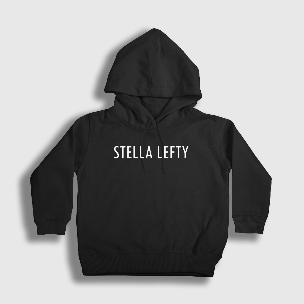 Stella Lefty Çocuk Kapşonlu Sweatshirt Siyah
