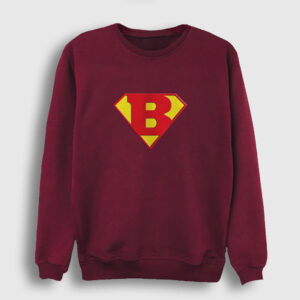 Süper Barmen Sweatshirt bordo