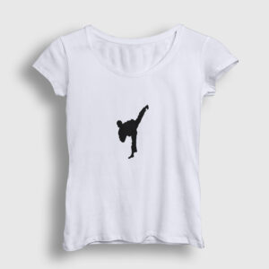 Taekwondo Kadın Tişört beyaz