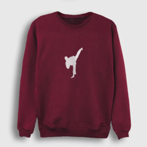 Taekwondo Sweatshirt bordo