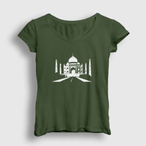 Taj Mahal Kadın Tişört haki