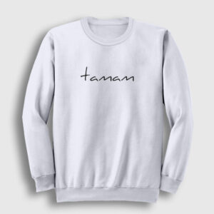 Tamam Sweatshirt beyaz