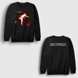 The Coming Of Genocide Metal Ulcerate Sırt Baskılı Sweatshirt Siyah