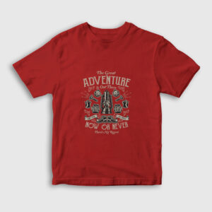 The Great Adventure Çocuk Tişört kırmızı