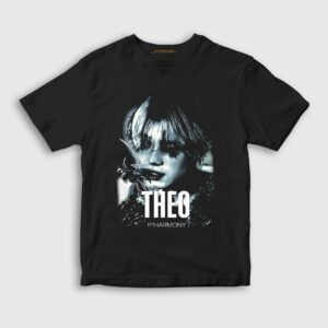 Theo K-Pop P1harmony Çocuk Tişört Siyah