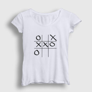 Tic Tac Toe Kadın Tişört beyaz